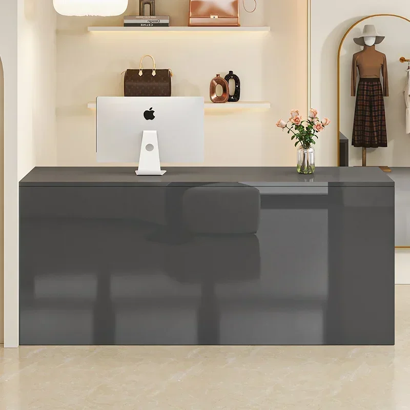 Office Furniture Bali - Meja Resepsionis Modern yang Dapat Disesuaikan,