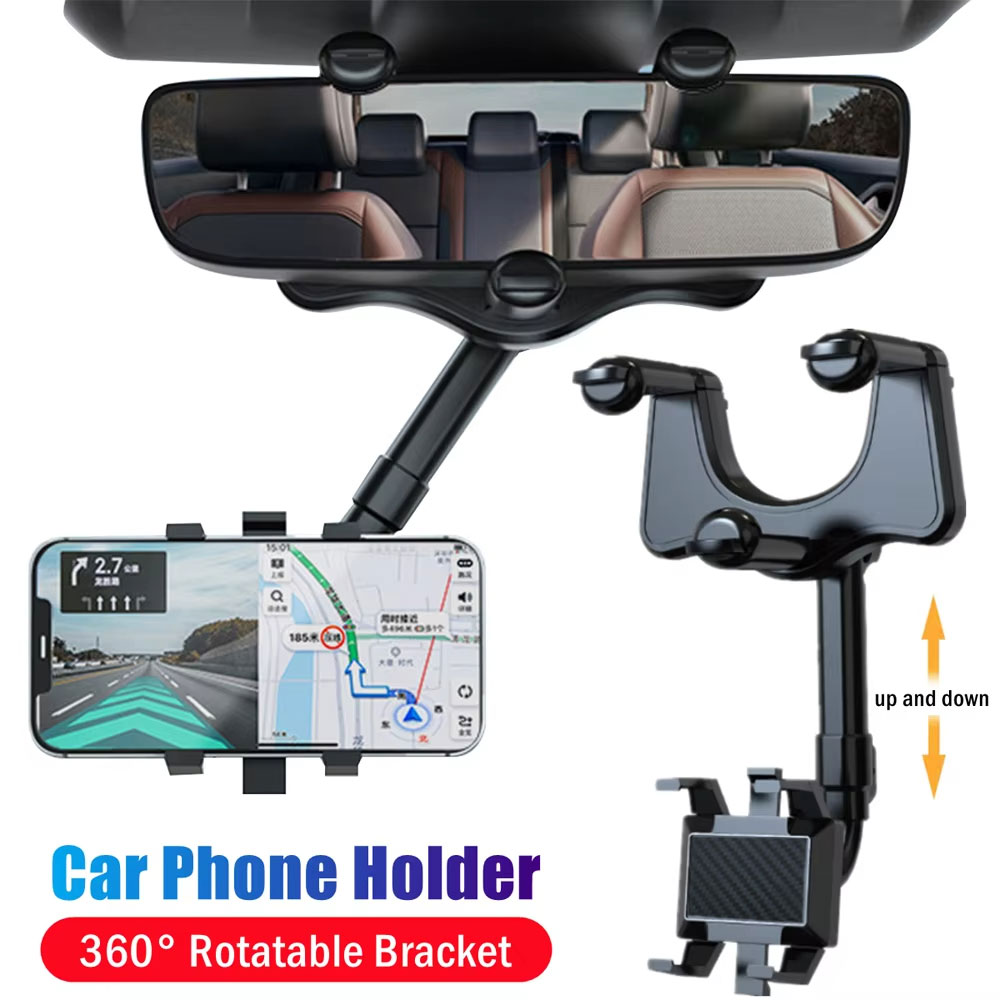 Mobile Pedestal Cabinet - Dudukan Ponsel Kaca Spion Mobil Dapat