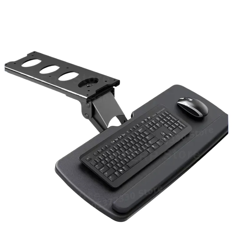 Keyboard Drawer Under - Rak Keyboard Bawah Meja Model Jepit