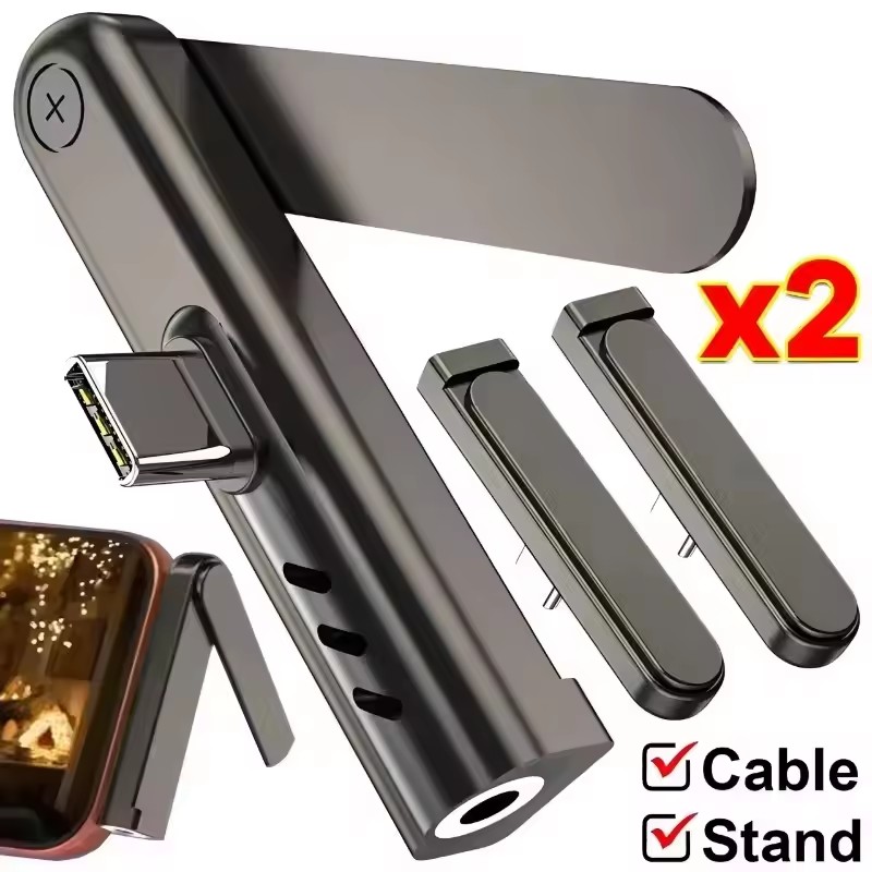 Mobile Pedestal Cabinet - 2/1 Buah Adaptor Lipat Braket Audio
