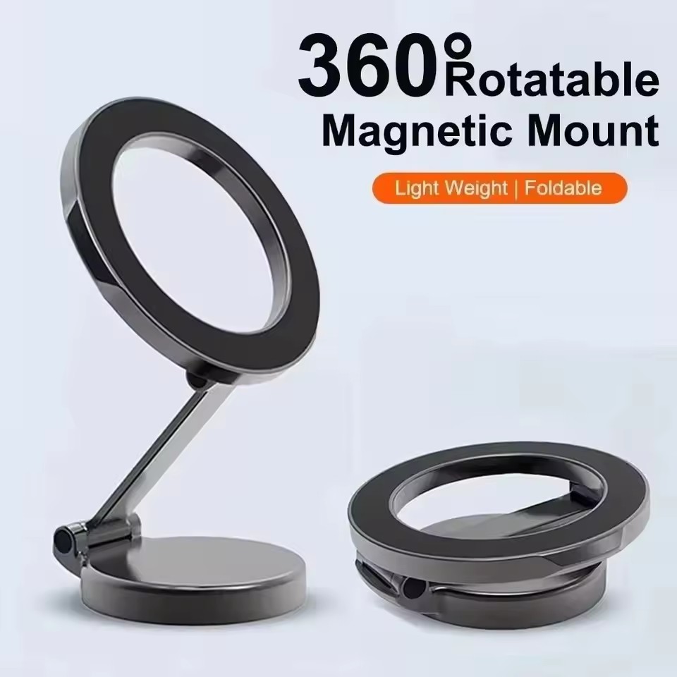 Mobile Pedestal Cabinet - Penyangga Ponsel Mobil Magnetik Lipat untuk