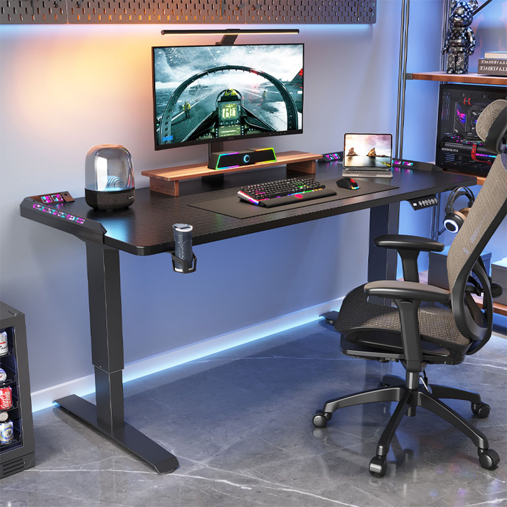 Work Office Furniture - Meja Kerja Elektrik yang Dapat Disesuaikan
