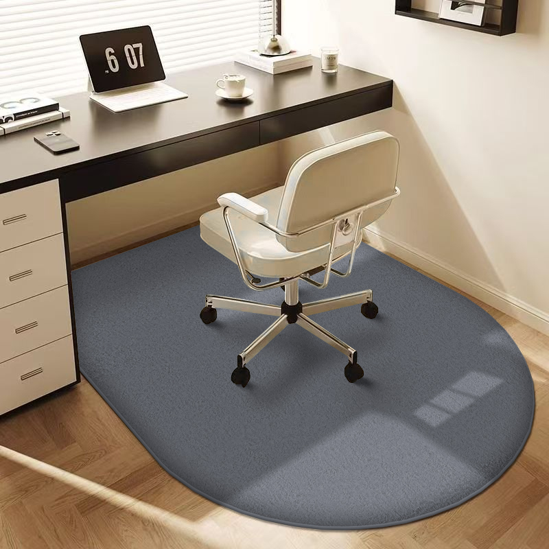 Chair Mat Hard Floor - Alas meja flanel warna solid ukuran