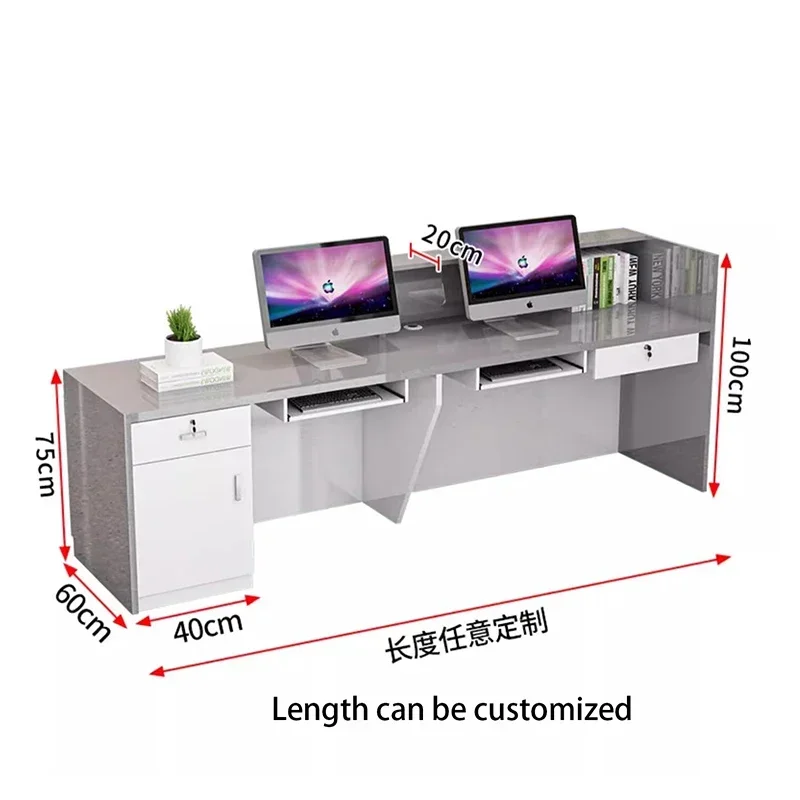 Meja Resepsionis Kantor Kecant - Office Furniture Bali ulasan dan harga