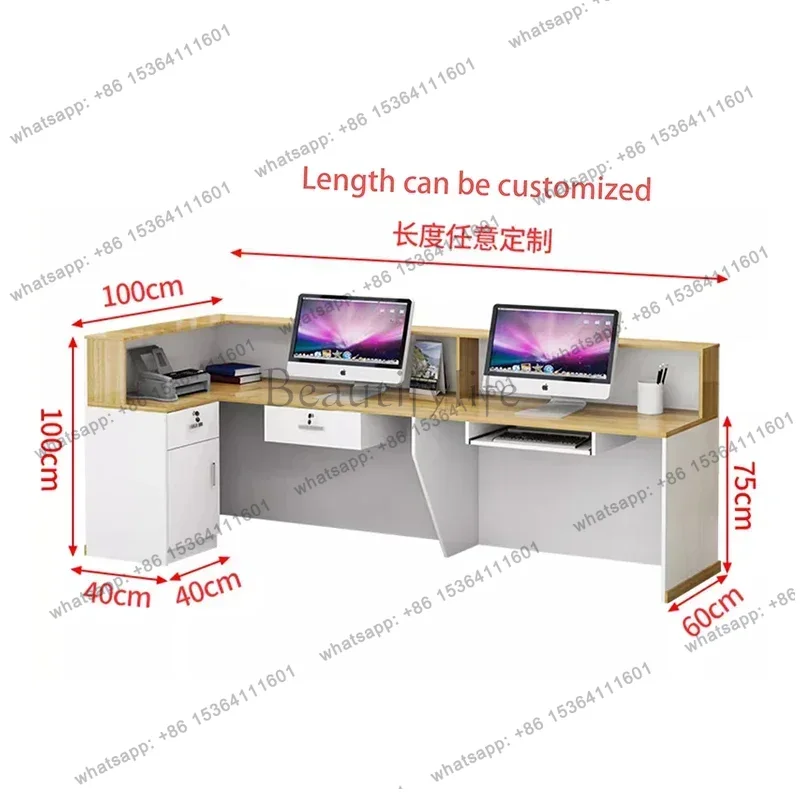 Meja Resepsionis Salon, Papan  - Office Furniture Bali ulasan dan harga