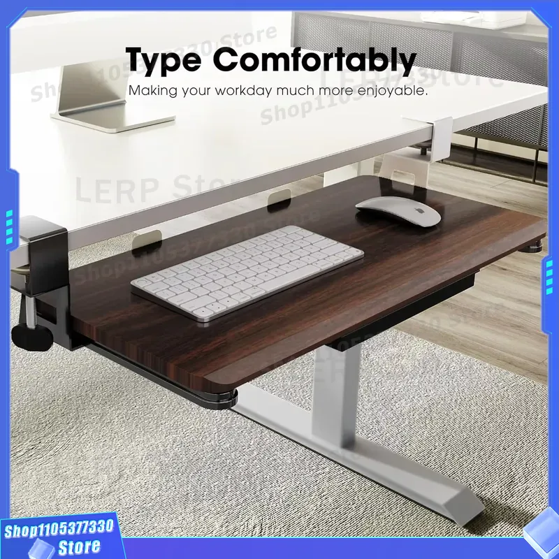 Rak Keyboard dan Mouse Geser T - Keyboard Drawer Under ulasan dan harga