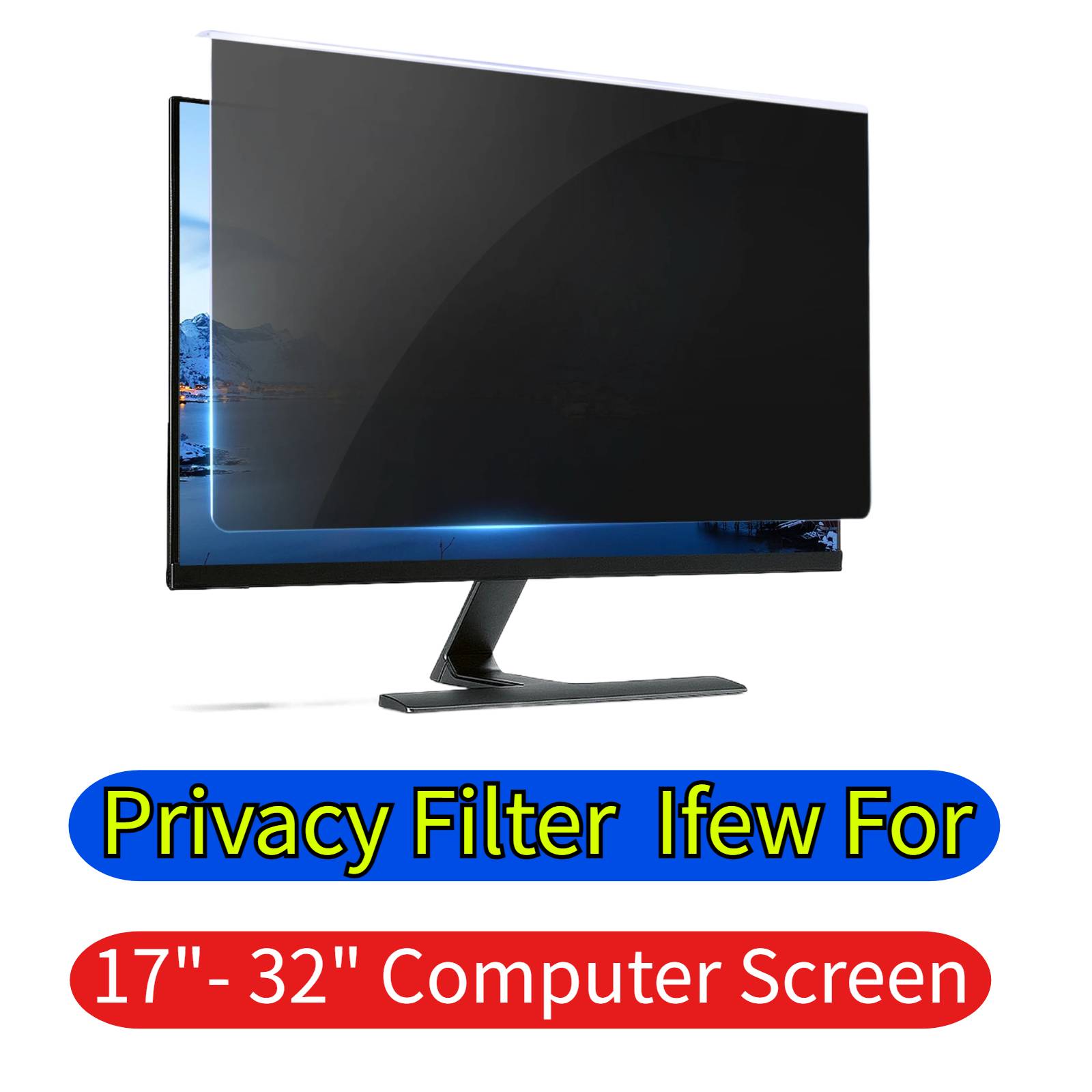 Pelindung Layar Komputer Anti  - Monitor Privacy Filter ulasan dan harga