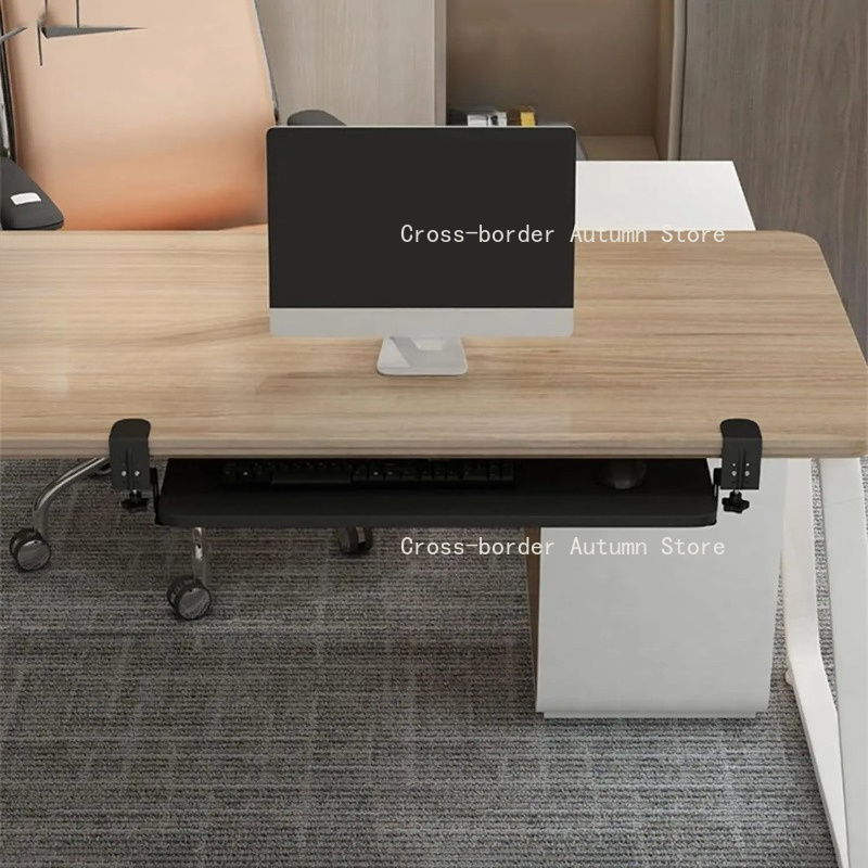 1PC Rak Keyboard Geser Ergonom - Keyboard Drawer Under ulasan dan harga