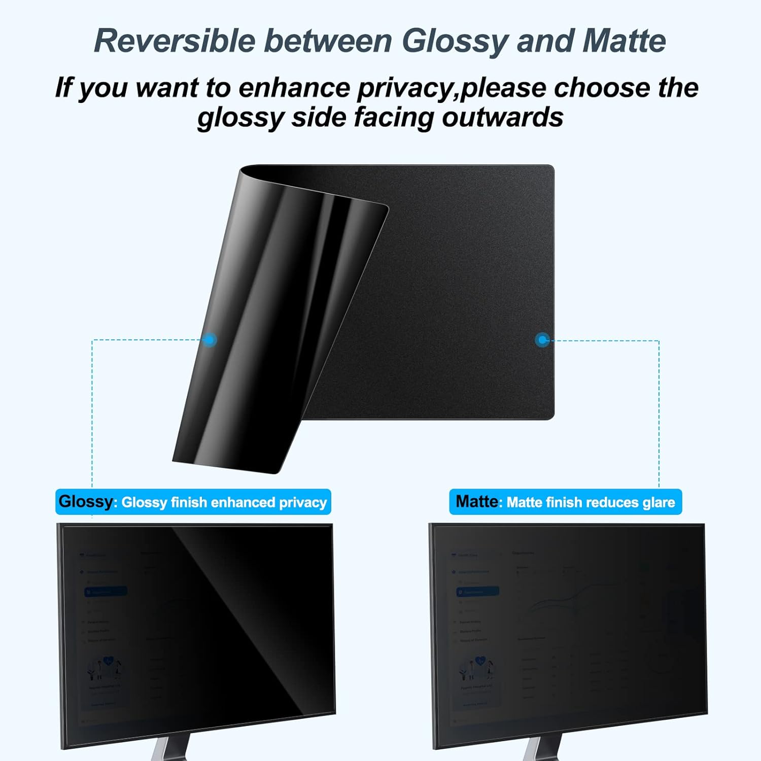 2 Pak 24 Inci Filter Layar Pri - Monitor Privacy Filter ulasan dan harga
