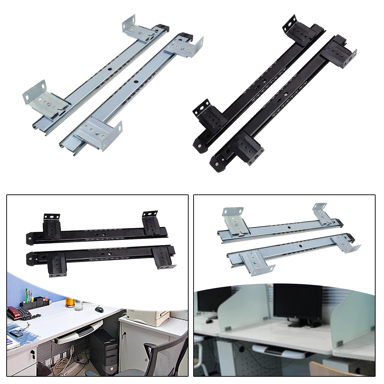 -Rel geser baki laci, rel gese - Keyboard Drawer Under ulasan dan harga