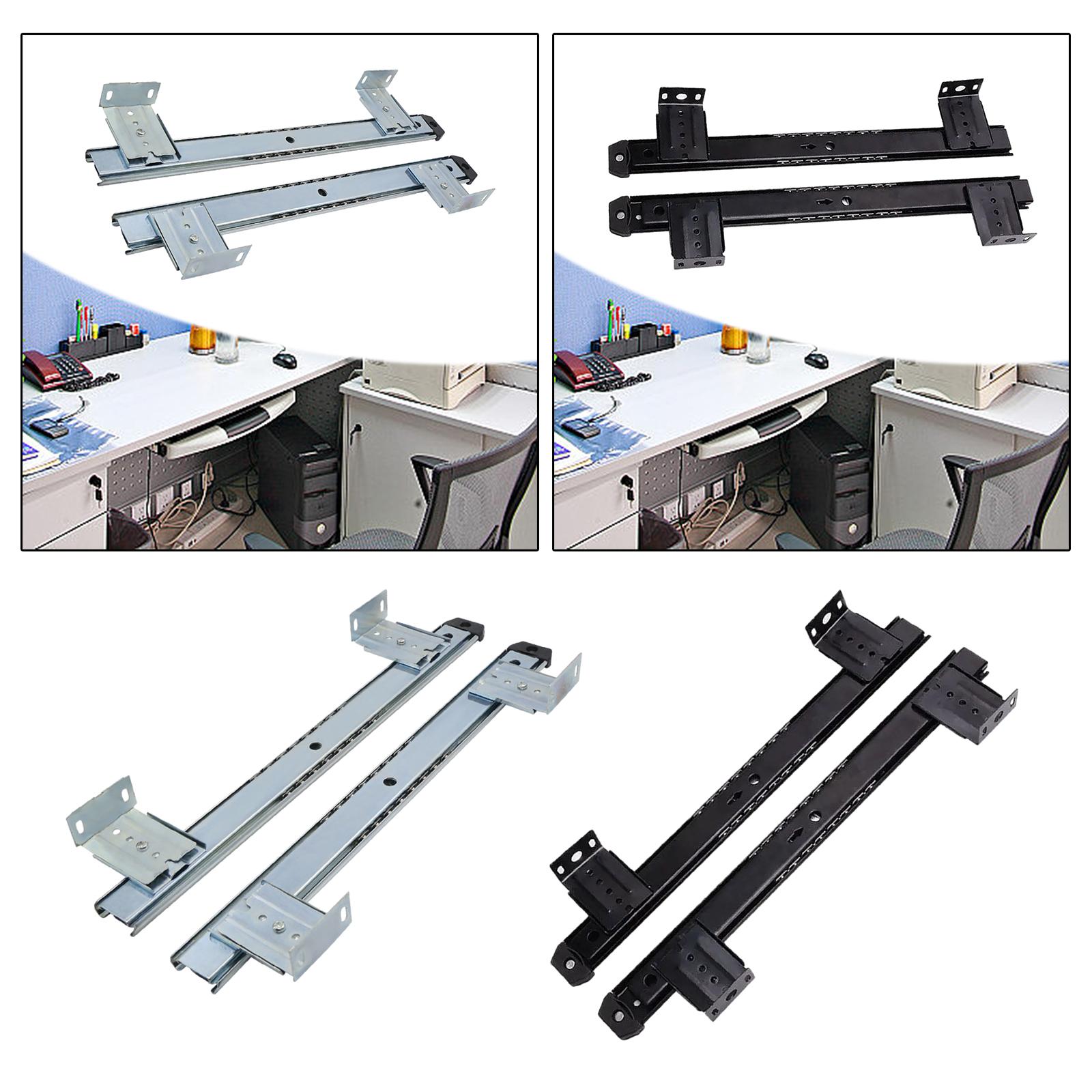 -Rel geser baki laci, rel gese - Keyboard Drawer Under ulasan dan harga