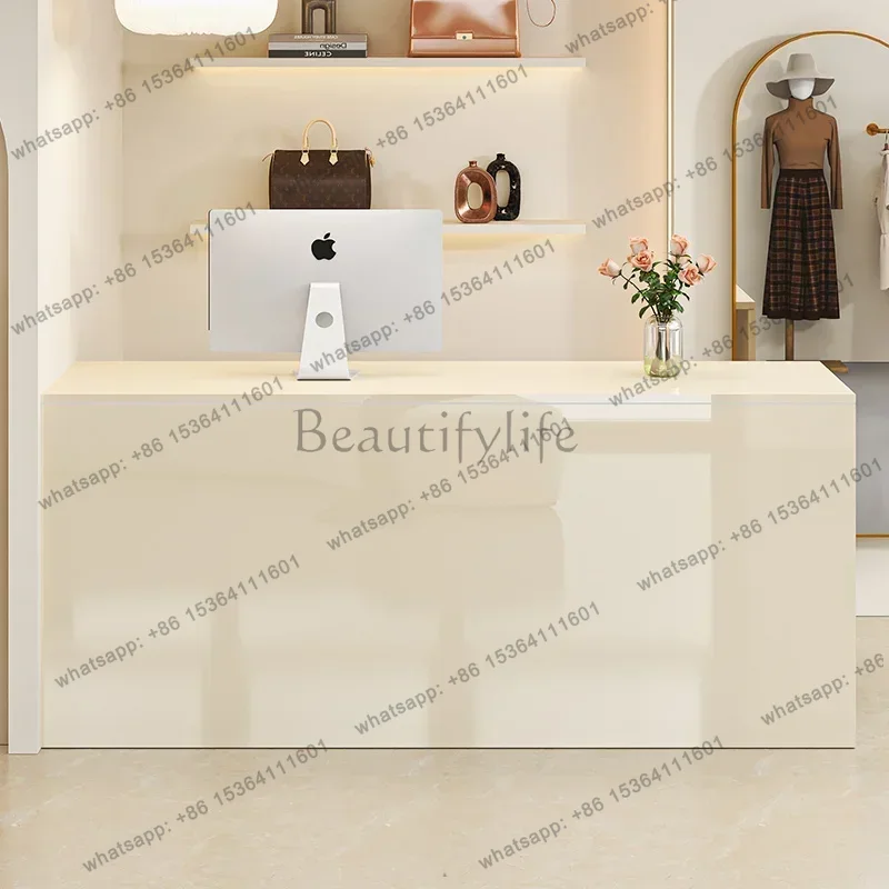 Meja Resepsionis Kecantikan Me - Office Furniture Bali ulasan dan harga