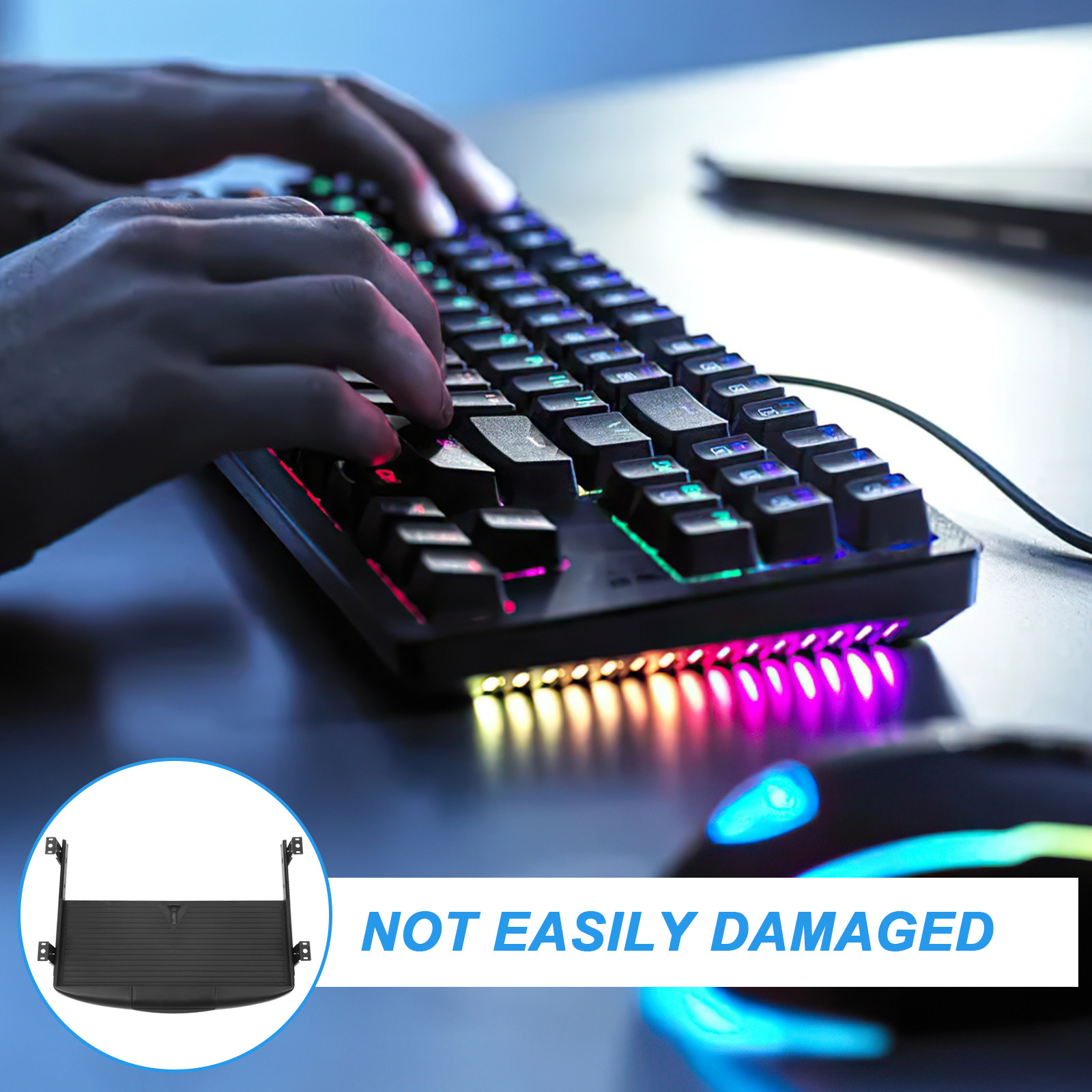 Rak Keyboard Dua Lapis di Bawa - Keyboard Drawer Under ulasan dan harga