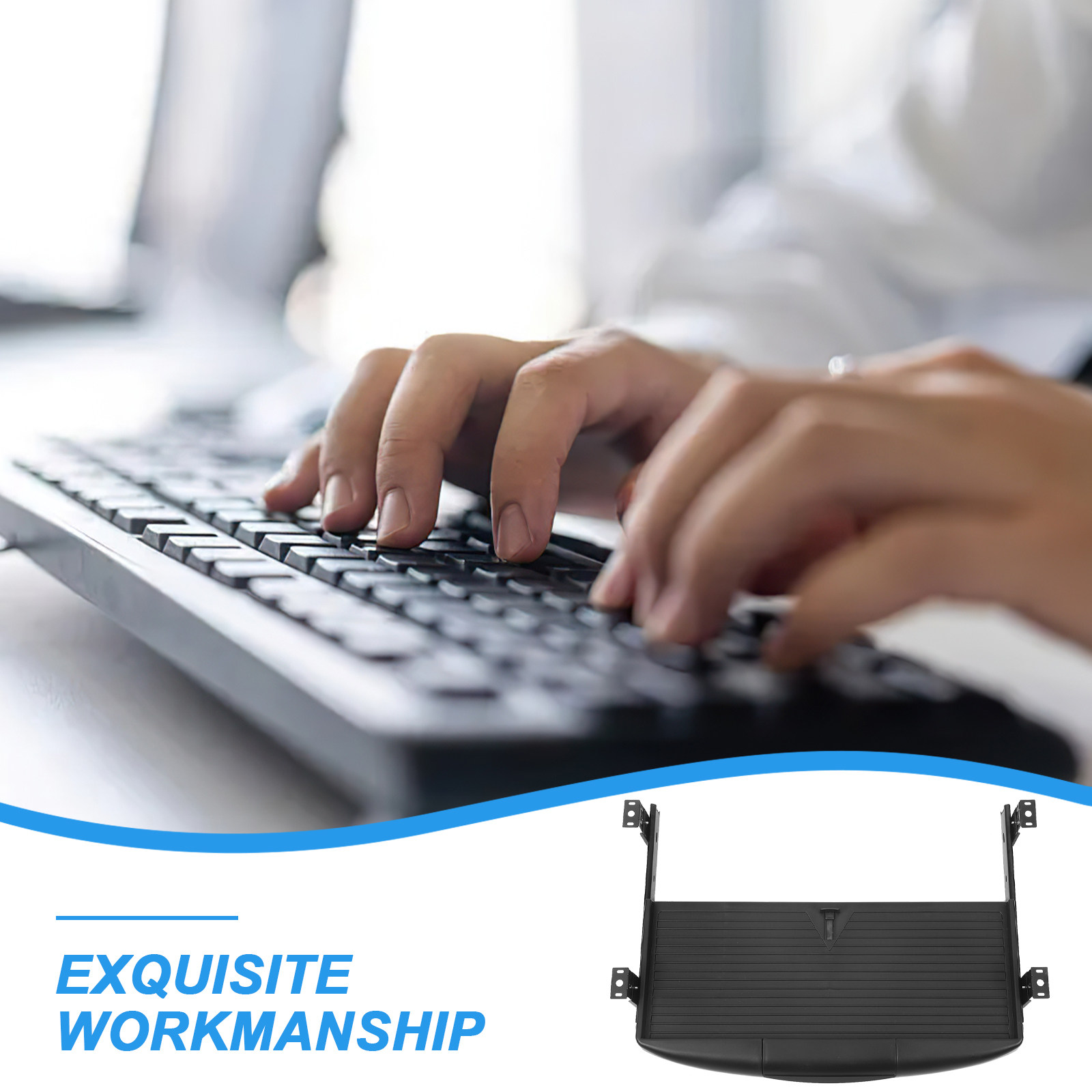 Rak Keyboard Dua Lapis di Bawa - Keyboard Drawer Under ulasan dan harga