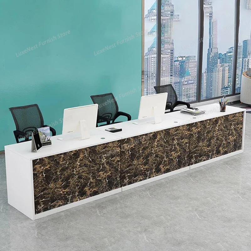 Meja Resepsionis Salon Nordik  - Office Furniture Bali ulasan dan harga