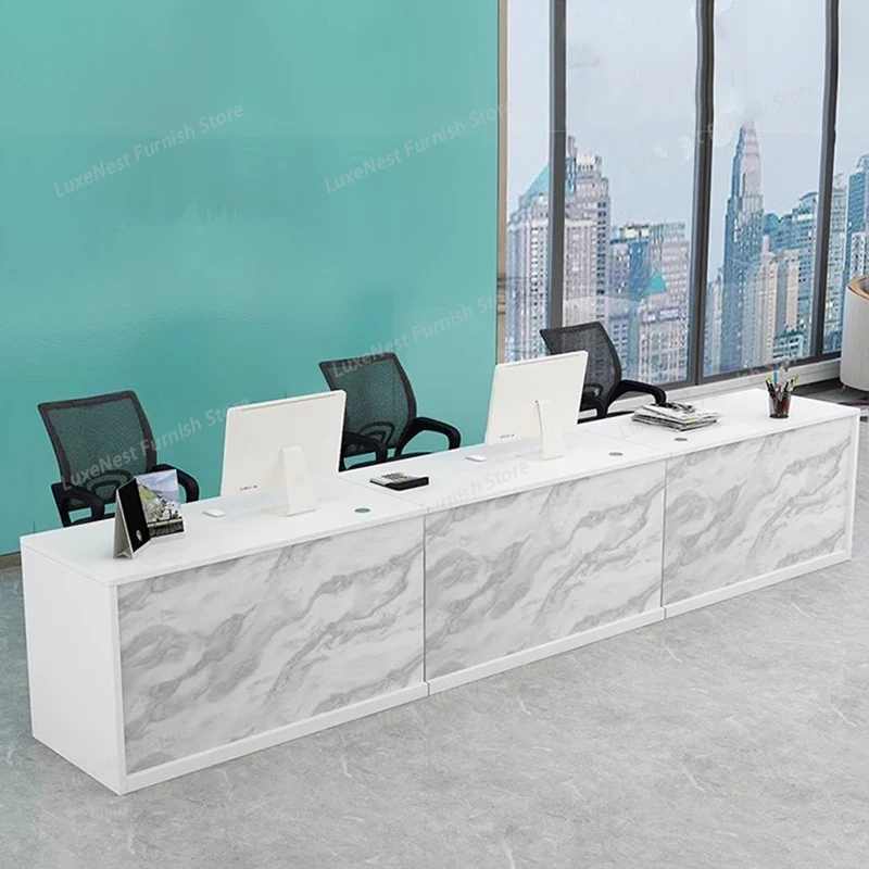 Meja Resepsionis Salon Nordik  - Office Furniture Bali ulasan dan harga