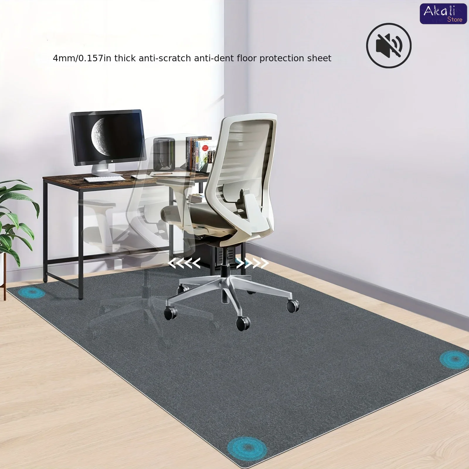 Karpet Meja Kantor Ukuran Besa - Chair Mat Hard Floor ulasan dan harga