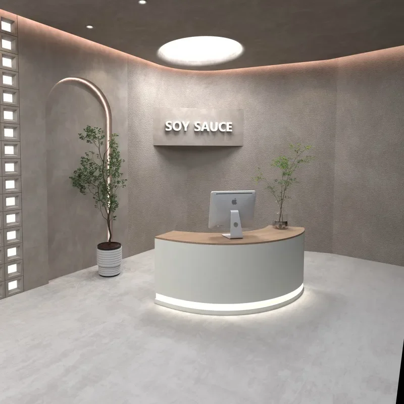 Meja Lengkung untuk Estetika,  - Office Furniture Bali ulasan dan harga