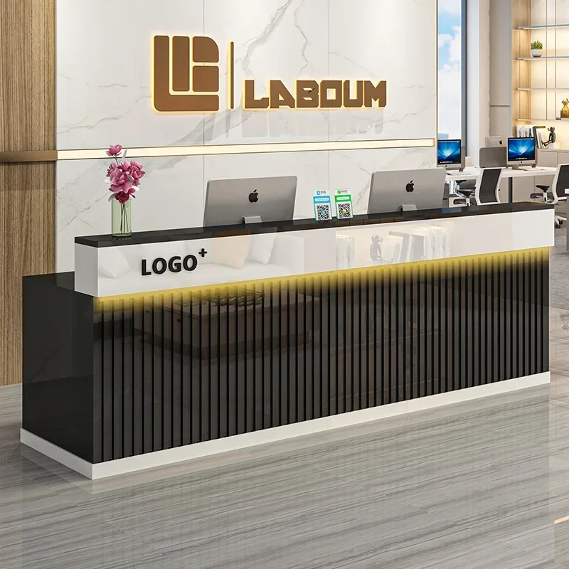 Meja Resepsionis Estetika Nord - Office Furniture Bali ulasan dan harga