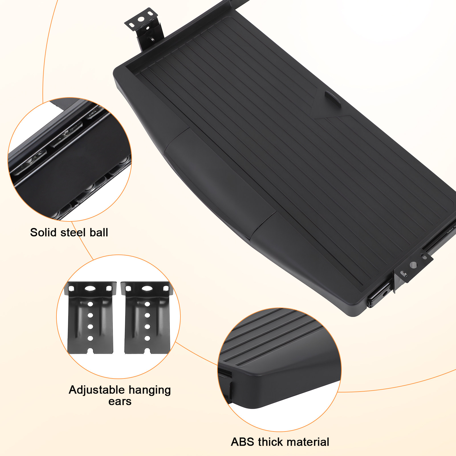Rak Keyboard dari Paduan Alumi - Keyboard Drawer Under ulasan dan harga