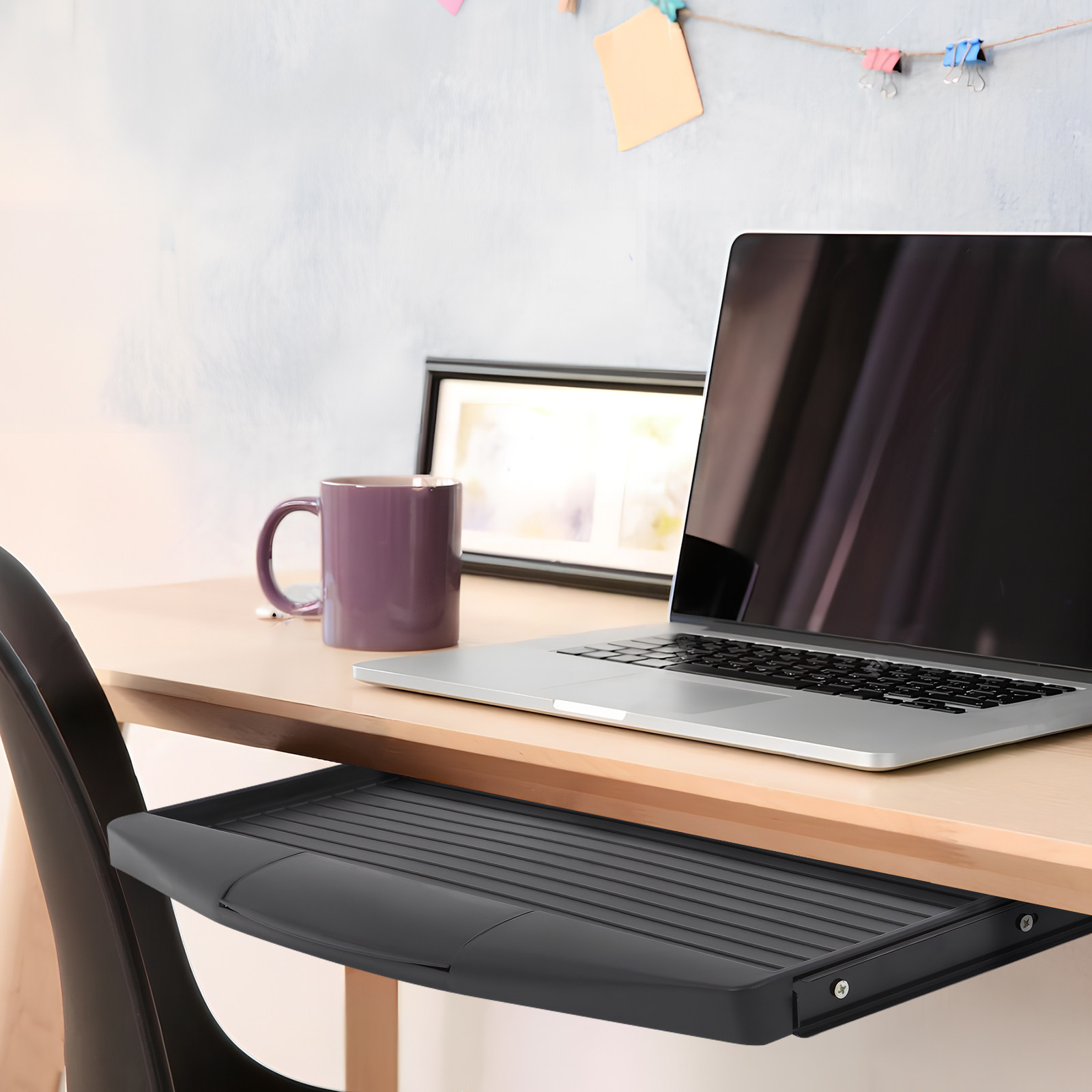 Rak Keyboard dari Paduan Alumi - Keyboard Drawer Under ulasan dan harga