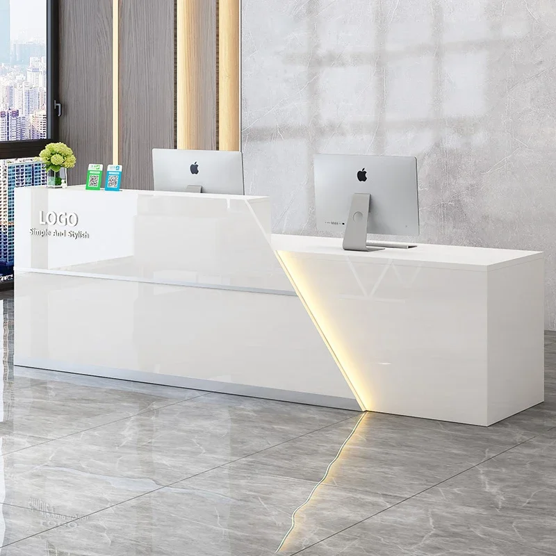 Meja Resepsionis Kantor Modern - Office Furniture Bali ulasan dan harga