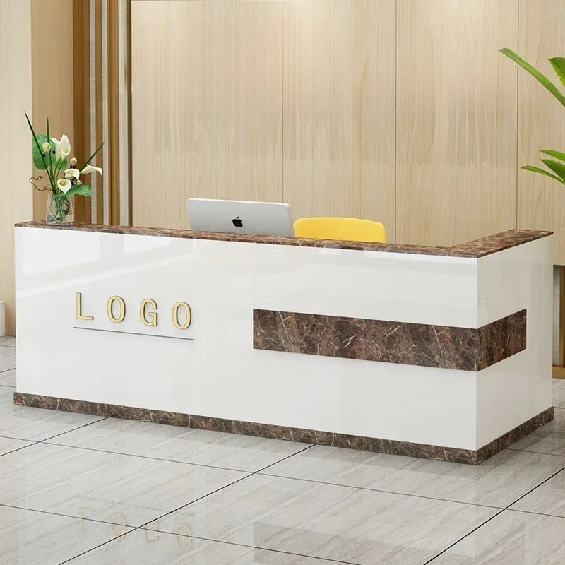 Tampilan Meja Resepsionis Salo - Office Furniture Bali ulasan dan harga