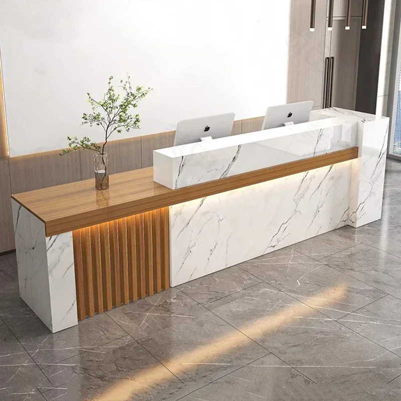 c13- Meja Resepsionis Display  - Office Furniture Bali ulasan dan harga